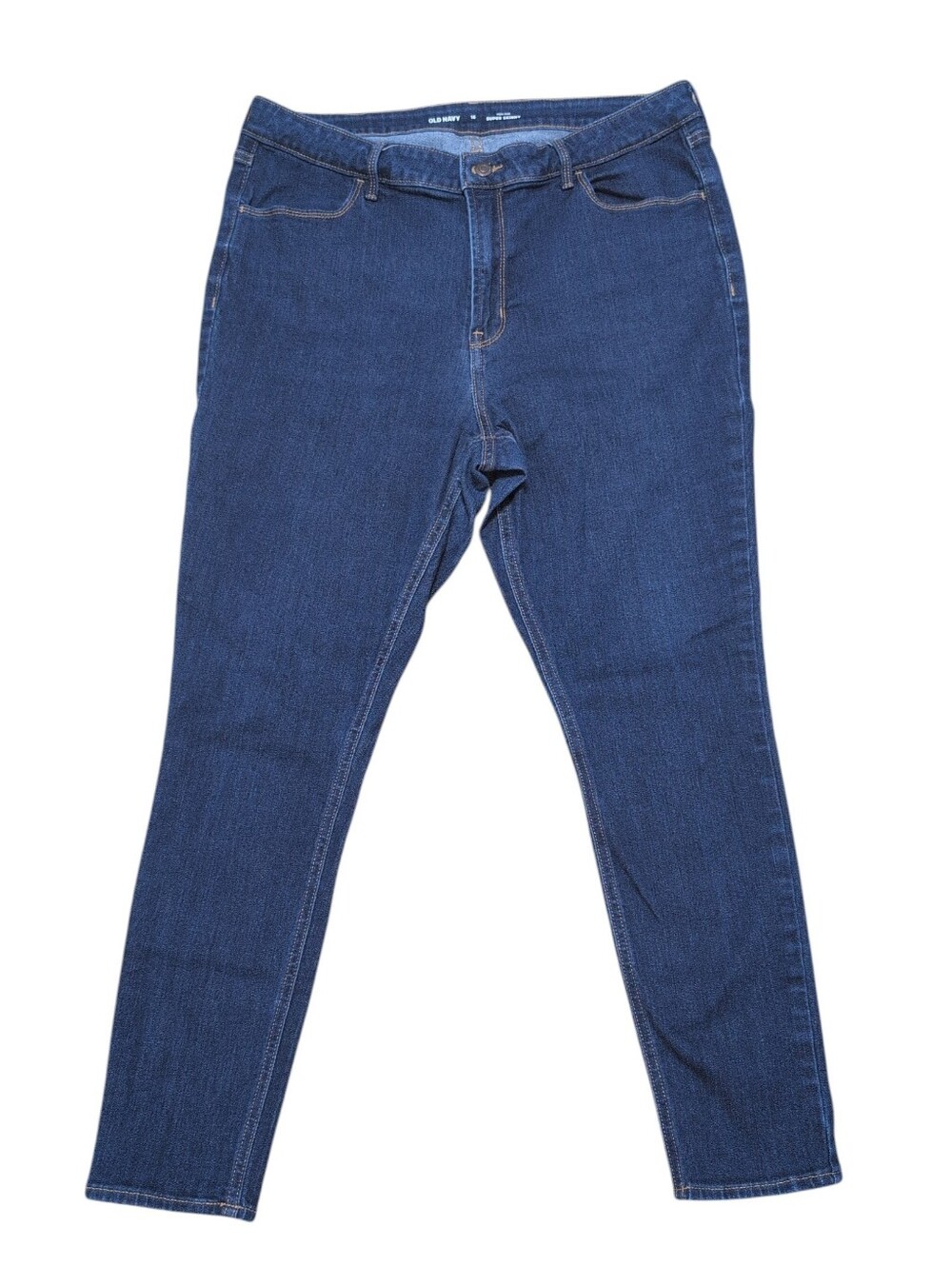 Old Navy High Rise Super Skinny Dark Wash Jeans Size 16